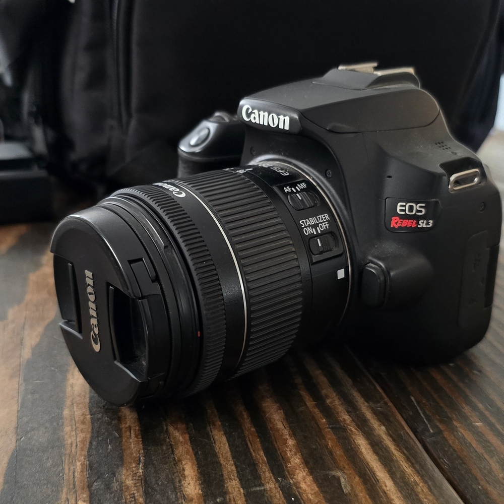 Canon EOS Rebel SL3 Black DSLR Camera